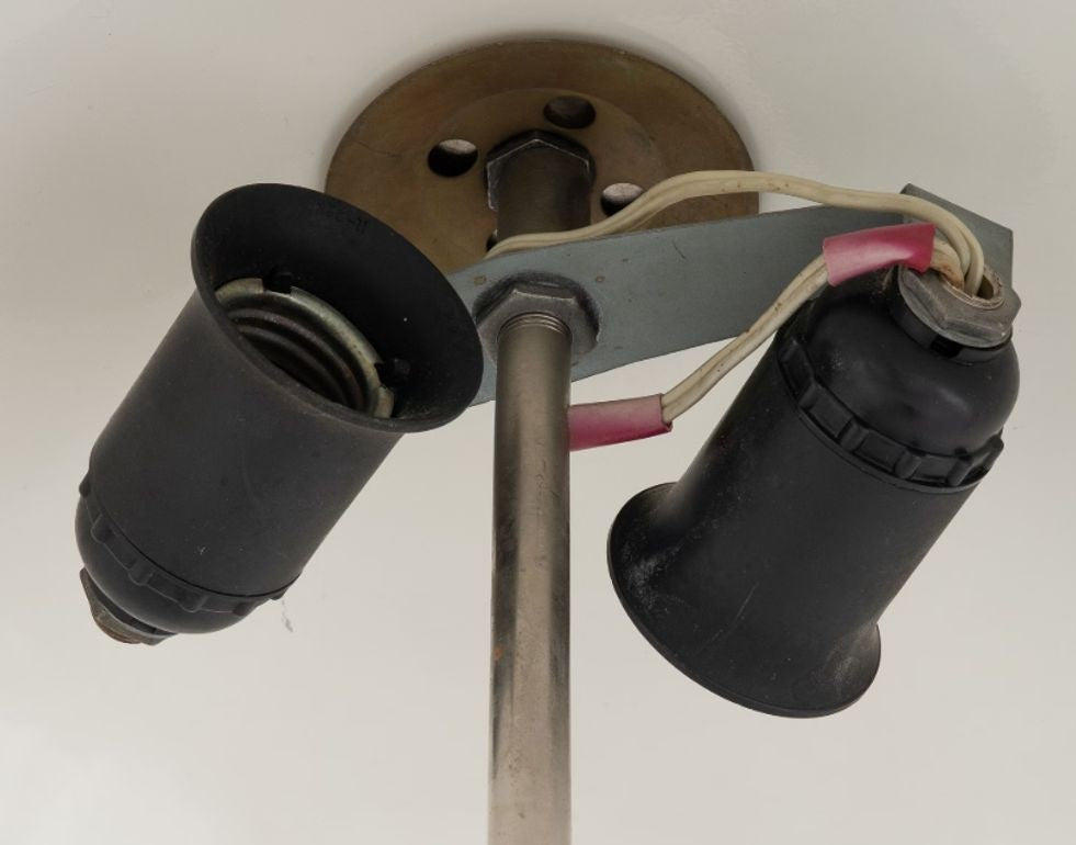 Swedish Art Deco, Table Lamp, Chrome, Plastic, Sweden, 1930s