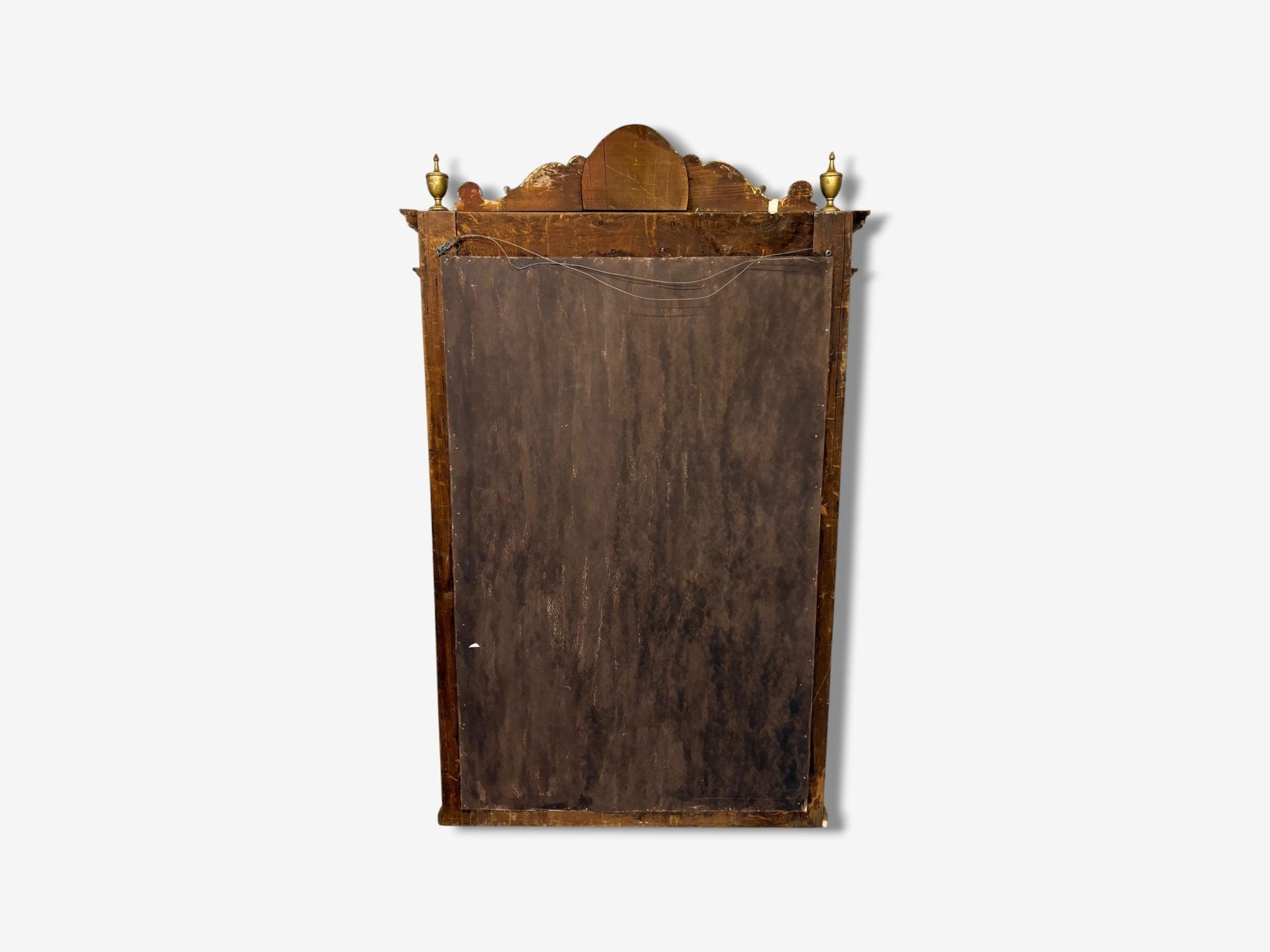 Swedish Paint Decorated, Parcel-Gilt, Large Wall Mirror, France, 19th c.