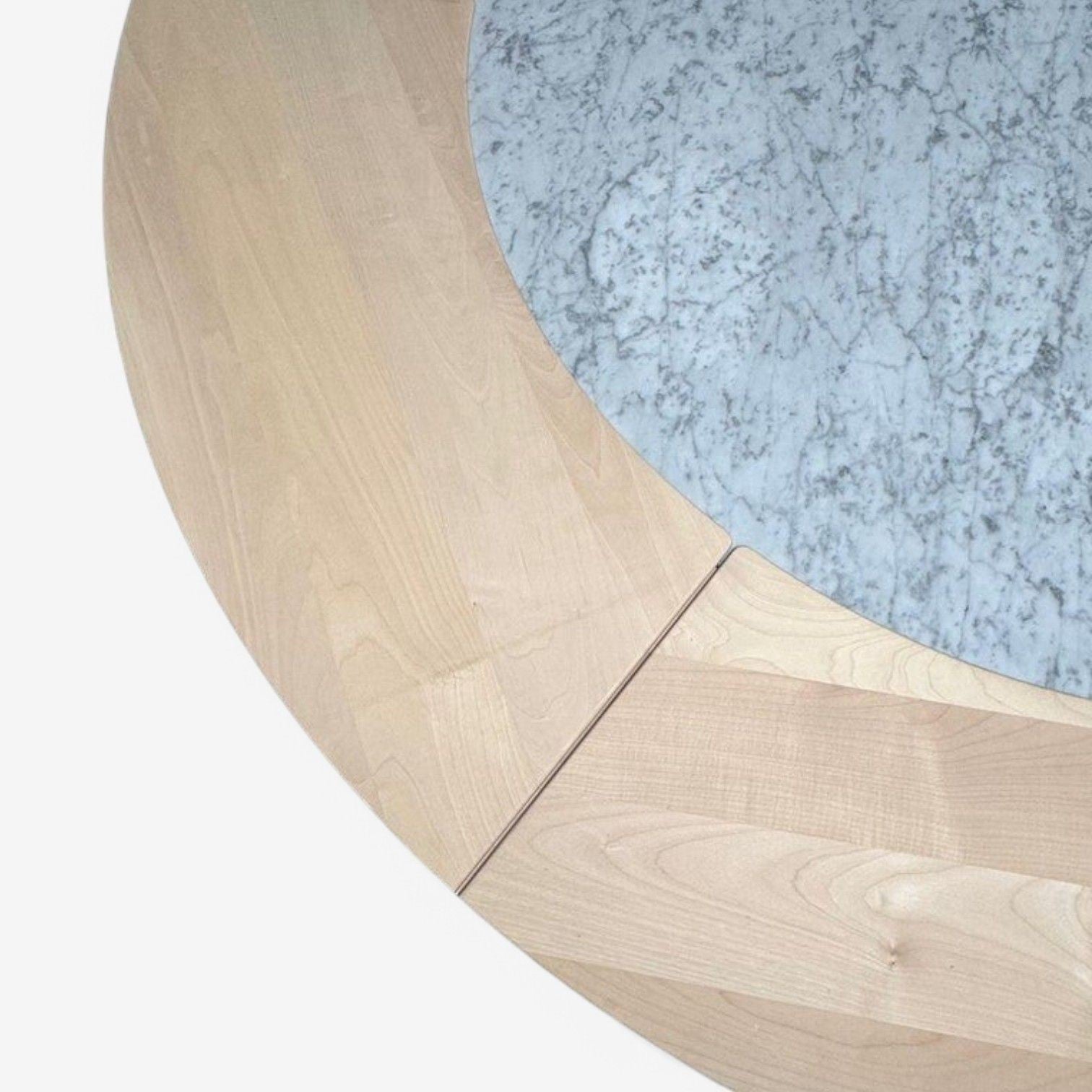 Poul Kjaerholm, Fritz Hansen, Marble, Maple, Steel, PK-54 Dining Table, 2011