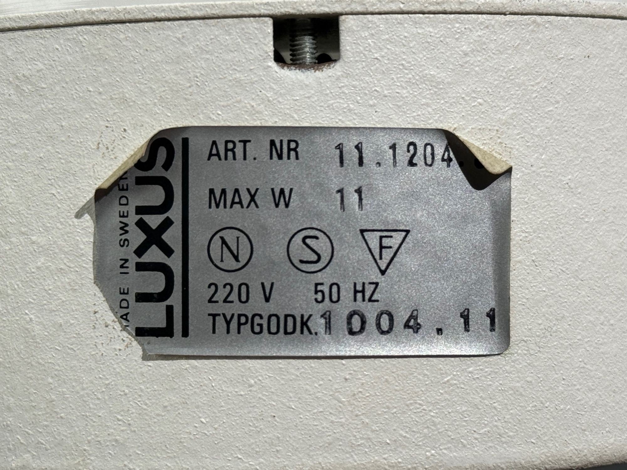 Luxus, Table Lamps, Brass, Fabric, Sweden, 1960s