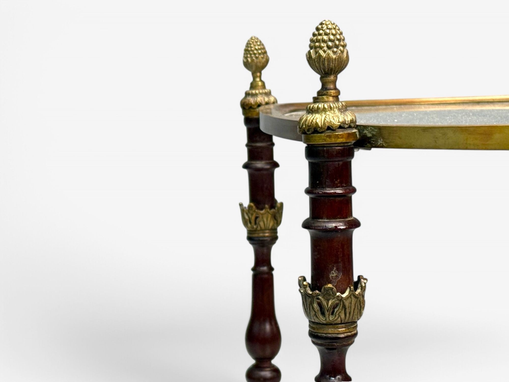 Maison Baguès Style, Hollywood Regency, Bronze, Small Étagère, France, 1940s