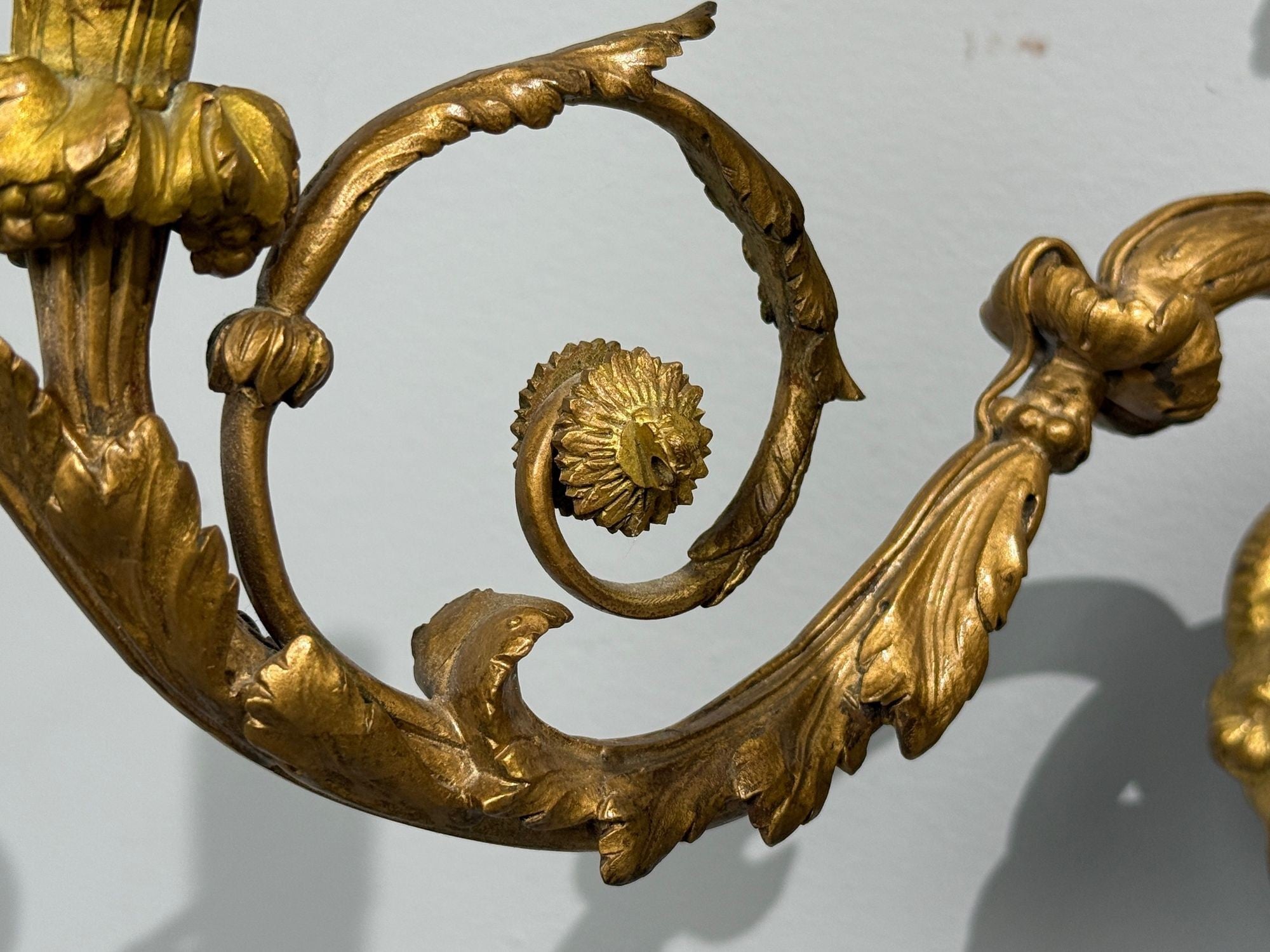 Henry Dasson Attr., Louis XVI, Wall Sconces, Bronze, France, 1860s