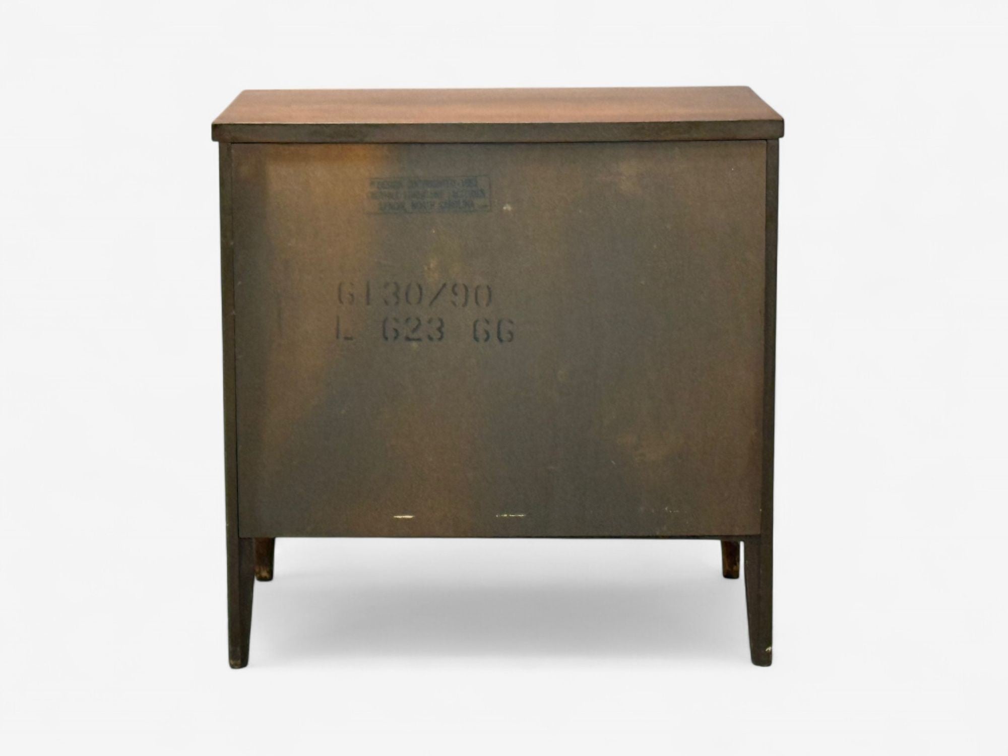 Broyhill Brasilia, Mid-Century Modern, Walnut, Brass, Nightstands, USA, 1960s