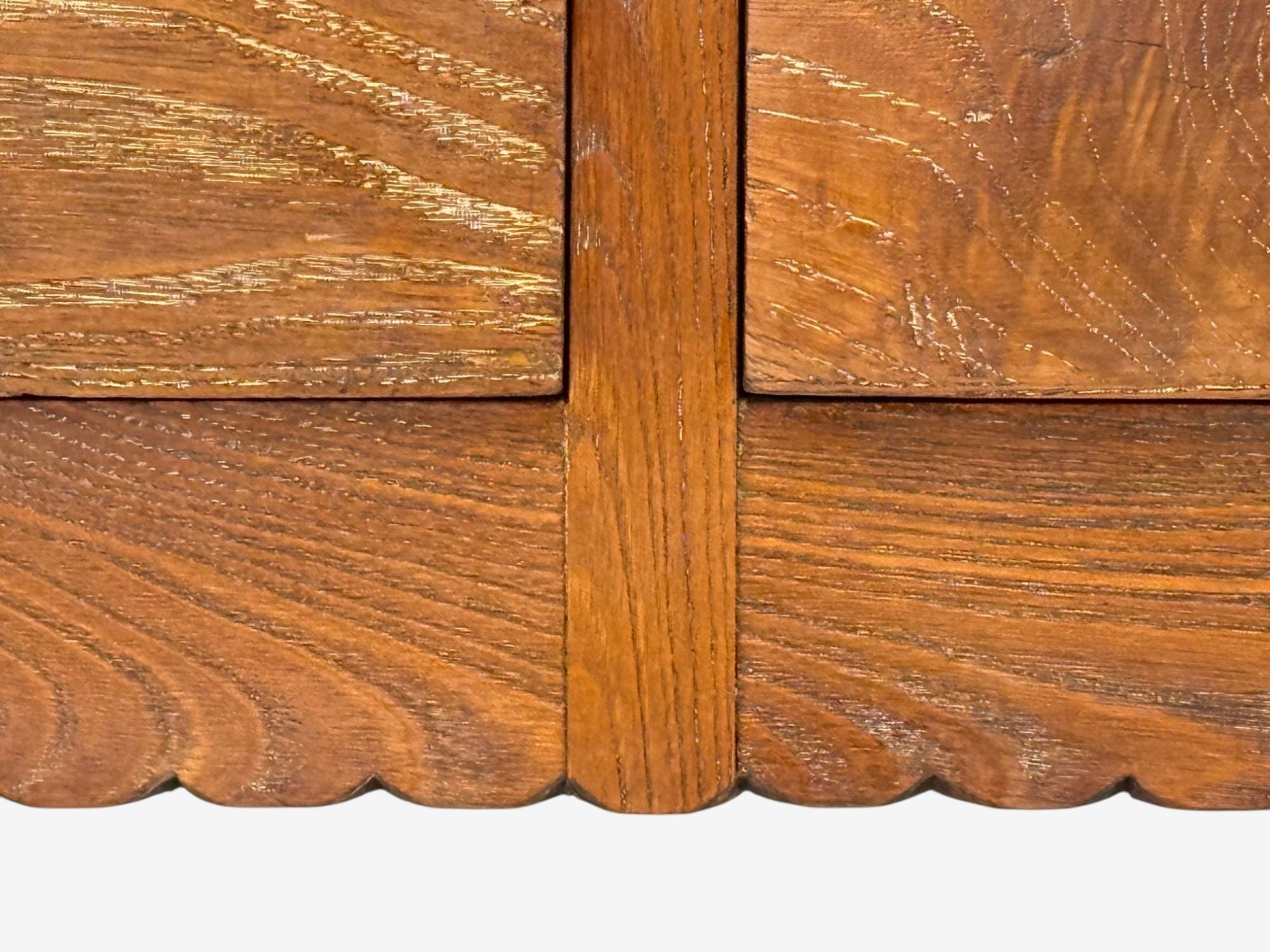 Paolo Buffa attr., Italian Modern, Oak, Brass, Sideboard, Italy, 1950s