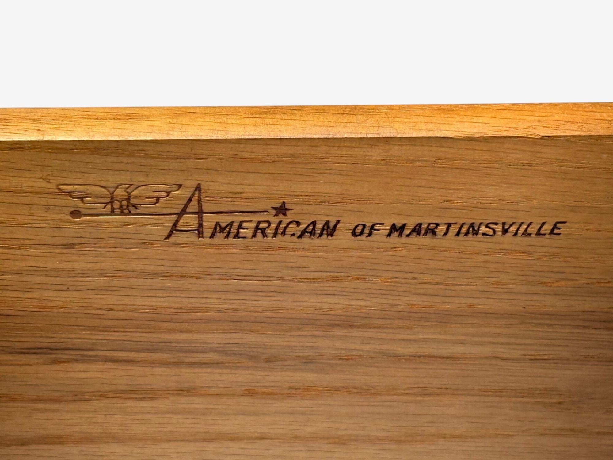 American of Martinsville, Walnut, Travertine, Sideboard, USA, 1960s
