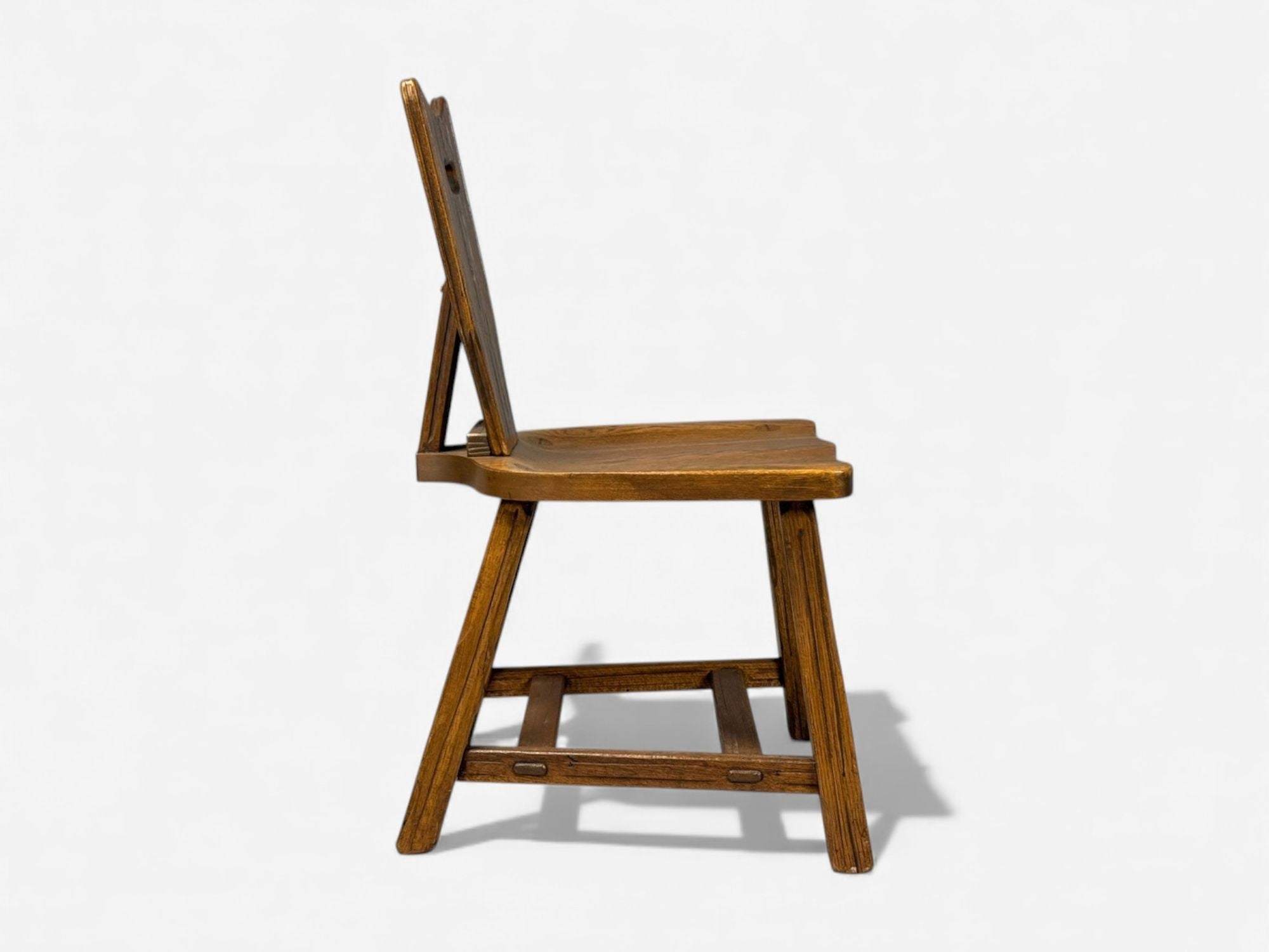 A. Brandt Ranch Oak, Oak, Writing Desk and Chair, USA, 1950s