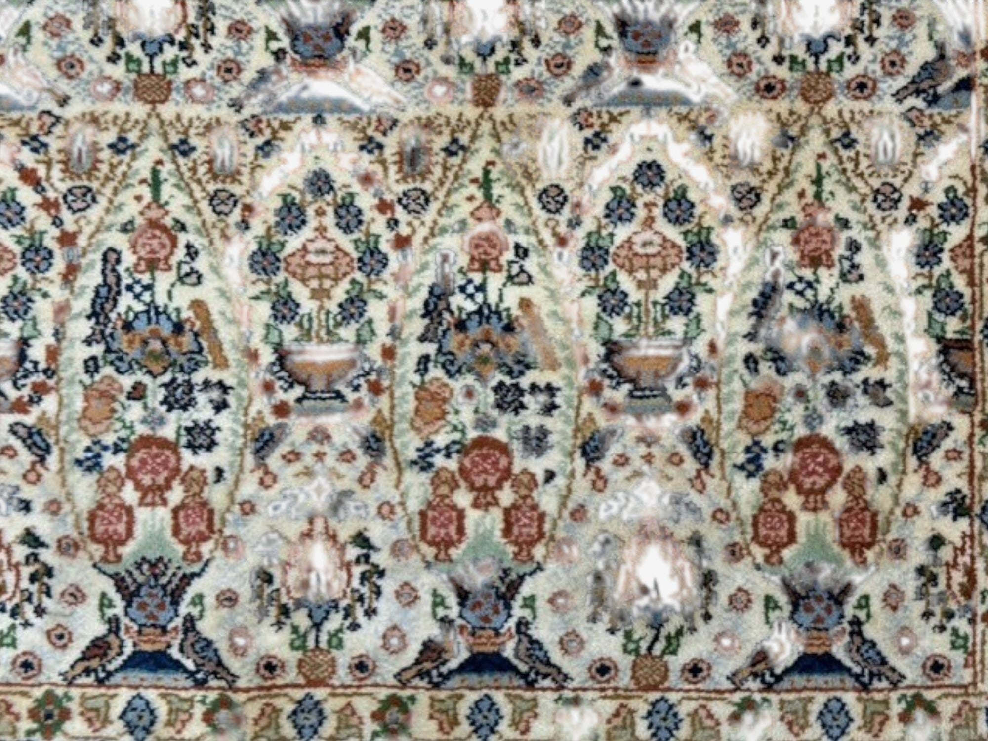 Traditional, Handwoven, Indian Wool Carpets, India, 1960s