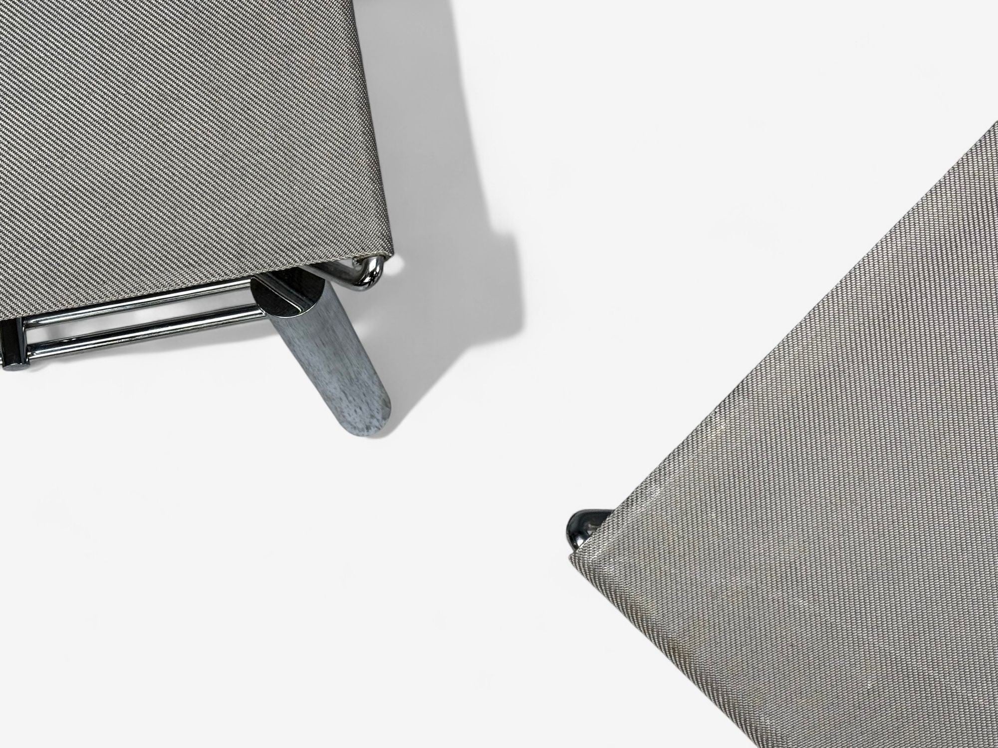 Hans Ullrich Bitsch, Chrome Plated Steel, Aluminum, Stools, Germany, 1980s