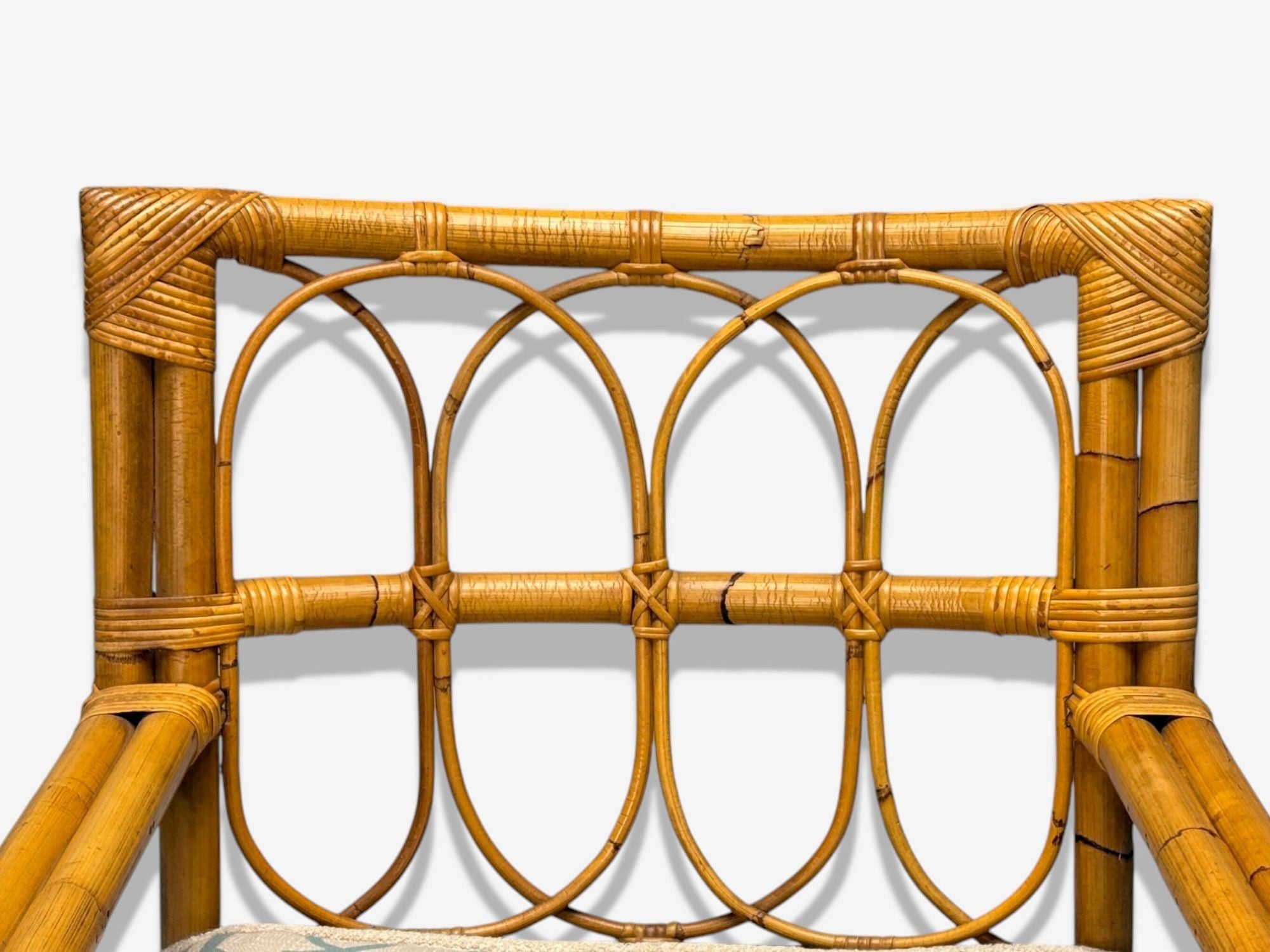 Bielecky Brothers, Modern, Single Lounge Chair, Cane, Bamboo, USA, 21st C.