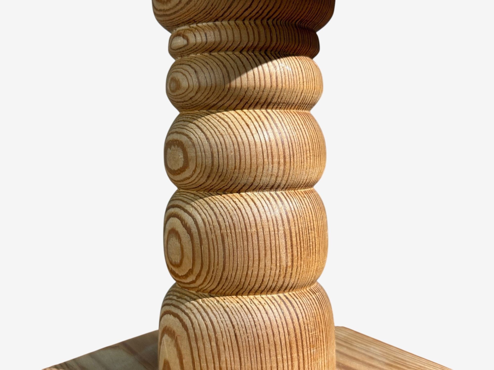 Swedish Modern, Table Lamp, Pine, Fabric, Sweden, 1940s