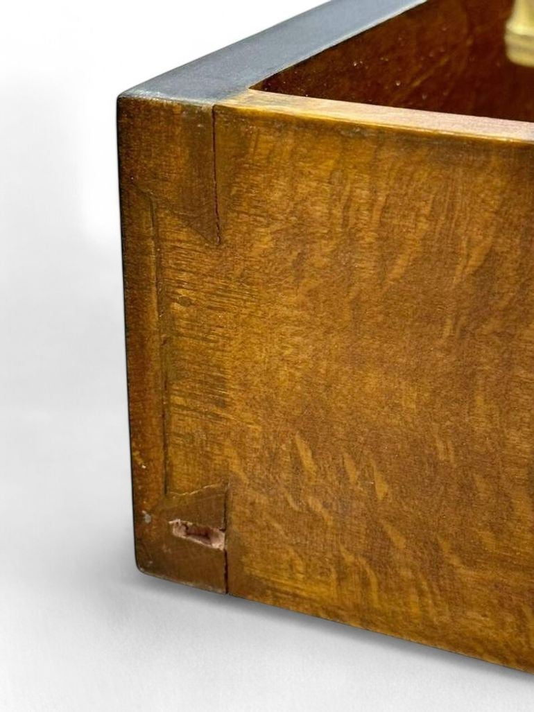 Maison Jansen Style, Hollywood Regency, Nightstands, Black Painted Wood, Brass