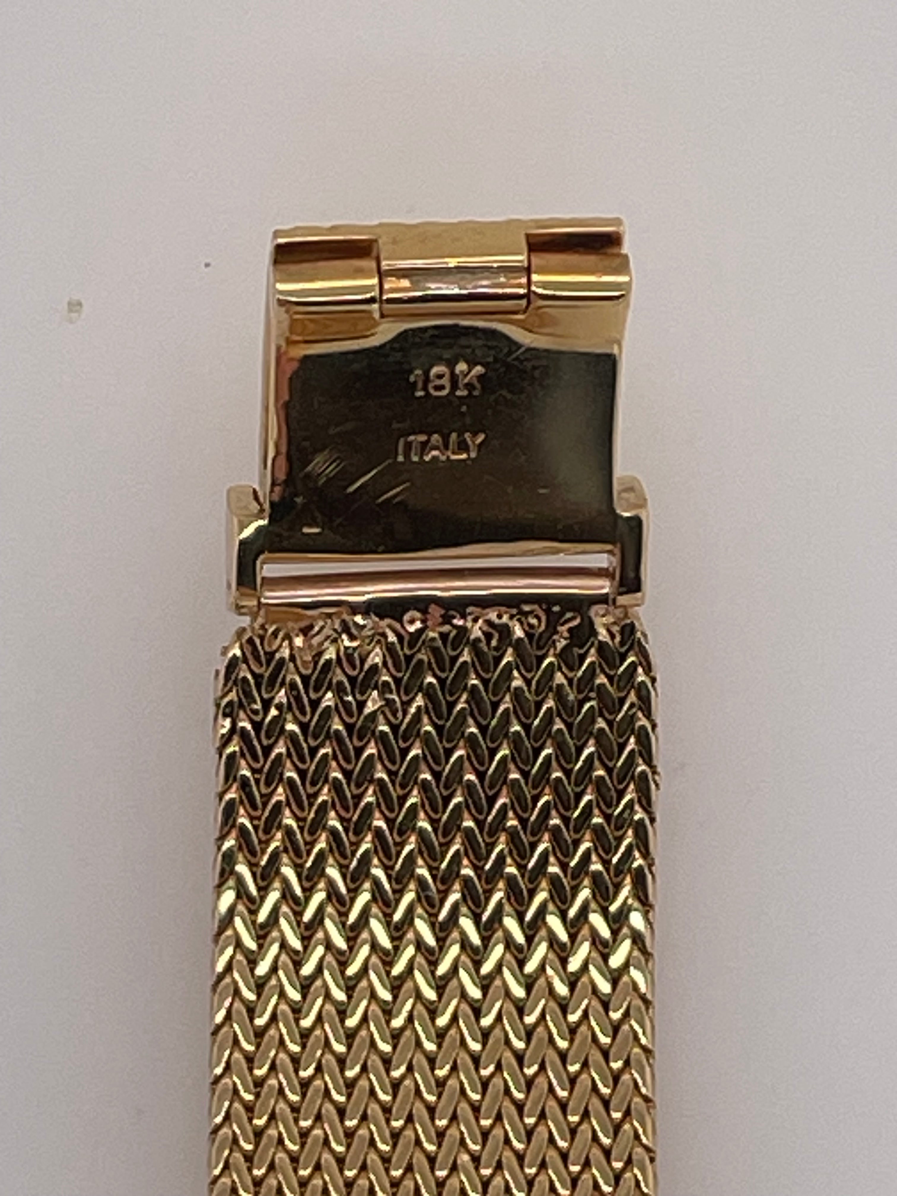 Tiffany & Co Golden Shadow Wrist Watch,18KT Yellow Gold ,1965