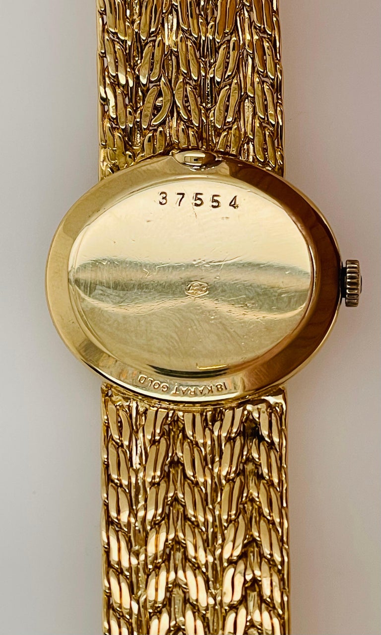 Tiffany & Co. Universal Genève Ladies 18 Karat Yellow Gold Watch and Band