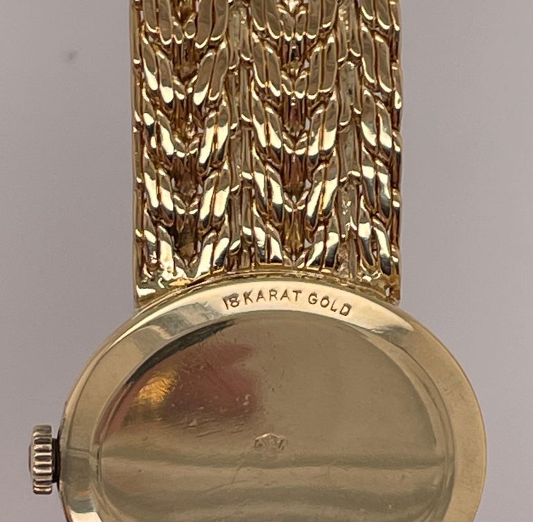 Tiffany & Co. Universal Genève Ladies 18 Karat Yellow Gold Watch and Band