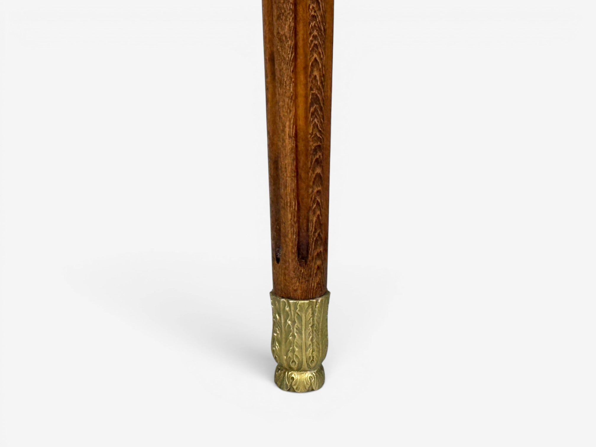 Louis XVI Style, Writing Desk, Bookmatched Walnut, Bronze, France, 1920s
