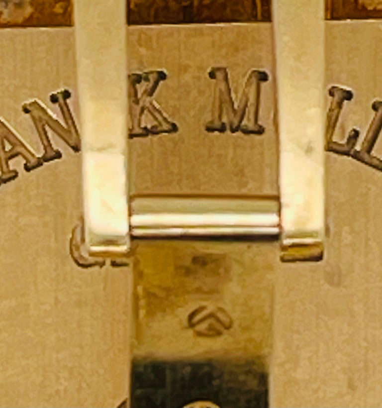 Franck Muller Master Banker 18K Gold Blue Dial Men’s Automatic Watch 5850 MB