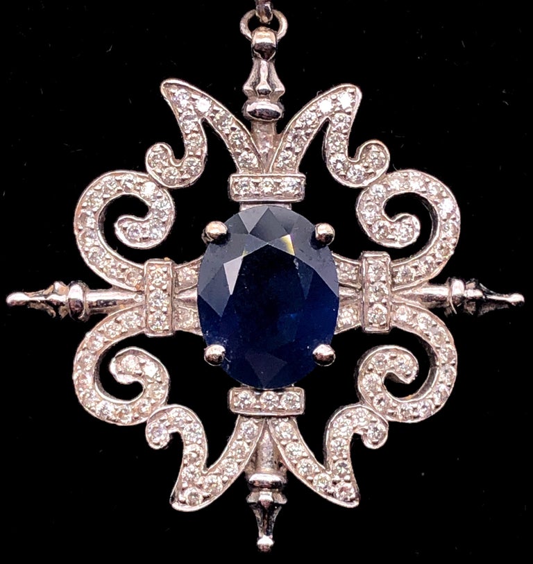 18 Karat Paul Morelli Pave Garden Gate Double Dangle Earring