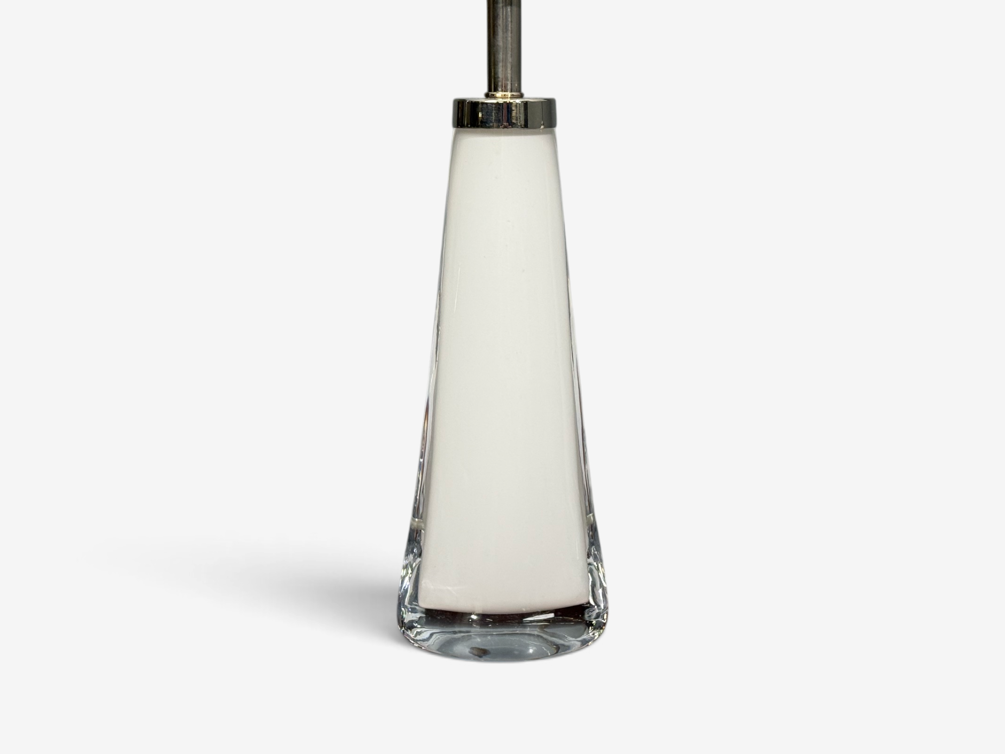 Carl Fagerlund, Swedish Modern, Table Lamps, White Glass, Sweden, 1960s