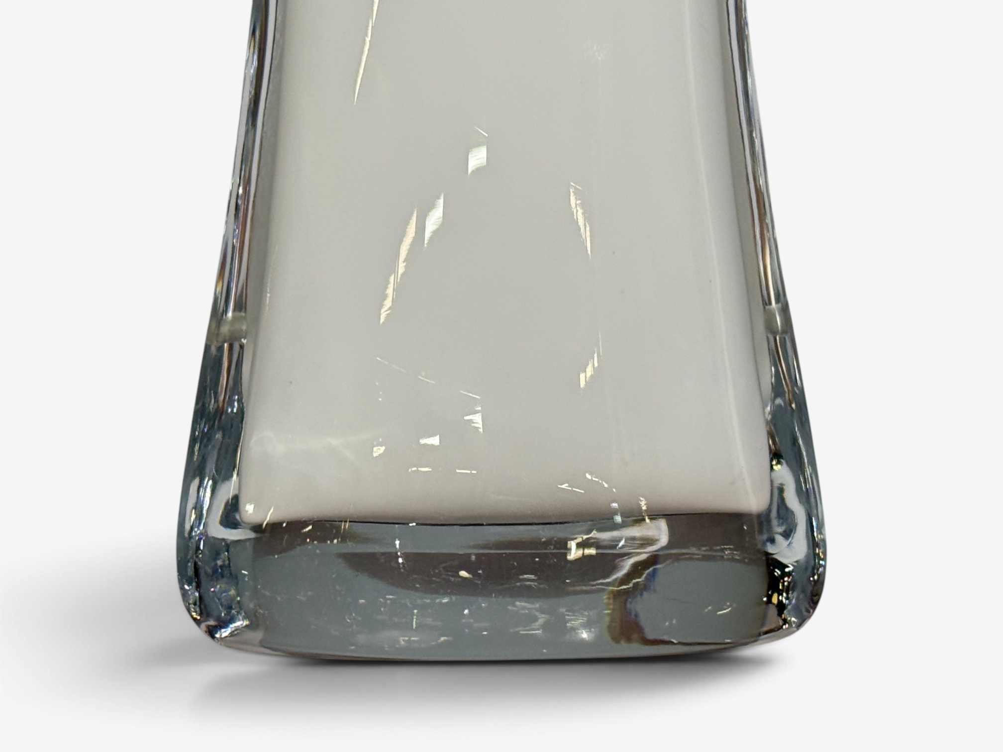 Carl Fagerlund, Swedish Modern, Table Lamps, White Glass, Sweden, 1960s