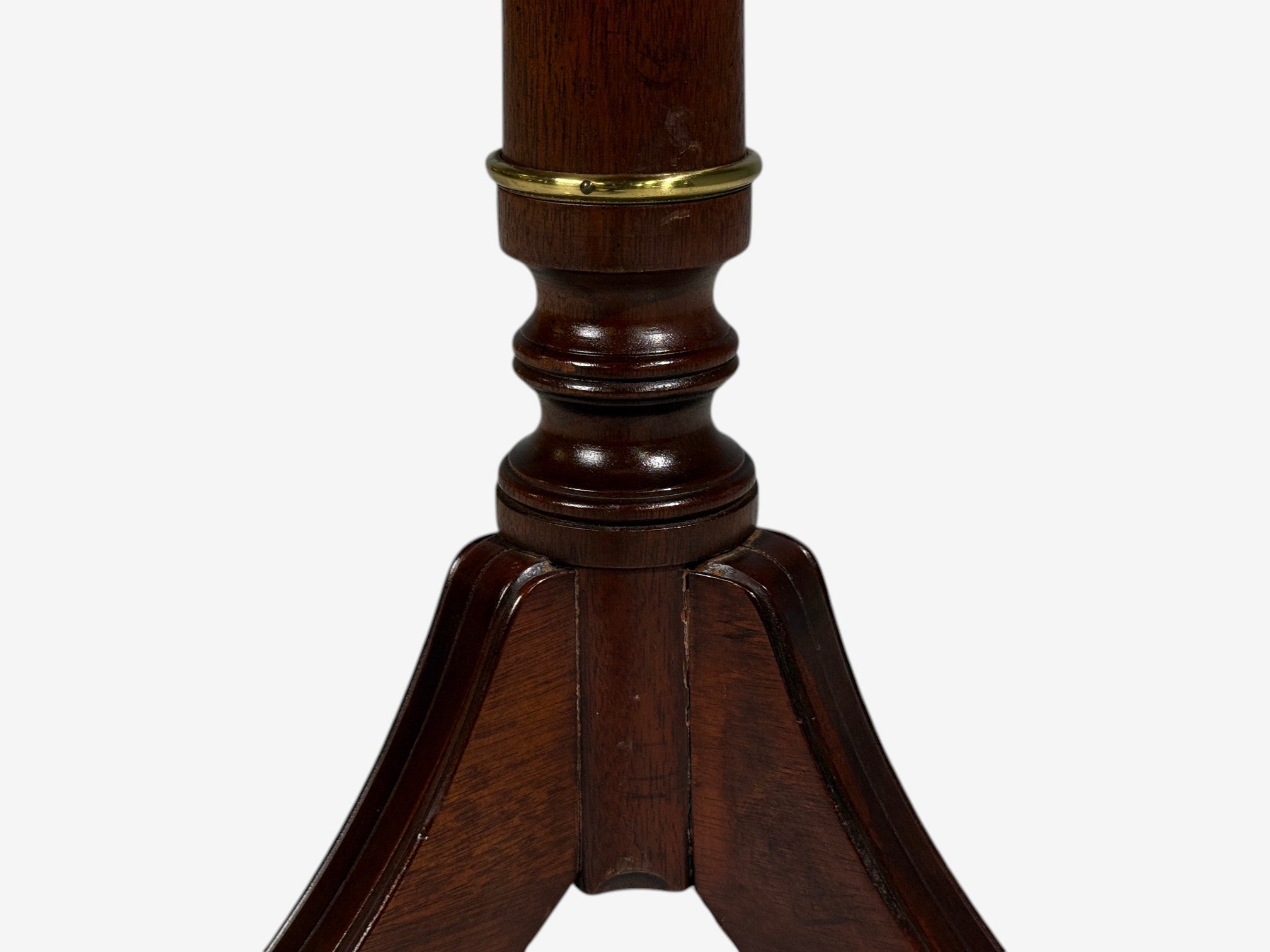Baker Furniture, Tilt-Top End Table, Mahogany, Rosewood, Brass, USA, 1970s
