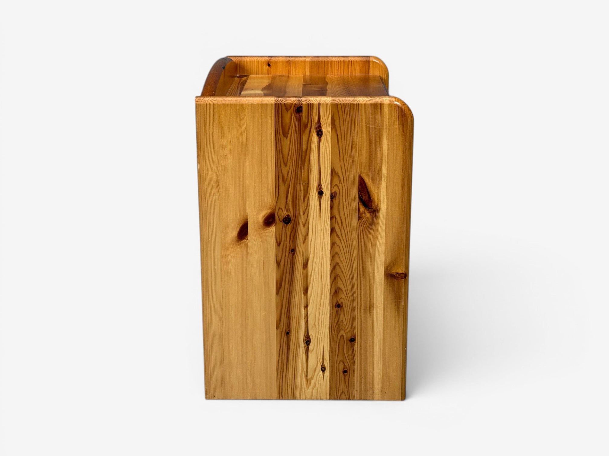 Swedish Modern, Bedside Tables, Knotty Pine, Sweden, 1960s