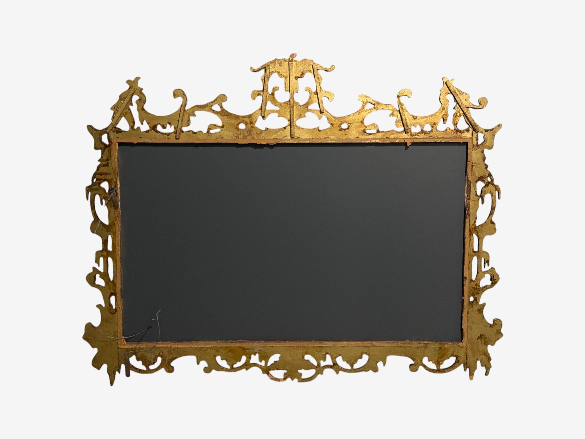 Friedman Brothers, Large Ornate Wall Mirror, Giltwood, Mirror, USA, 1950s