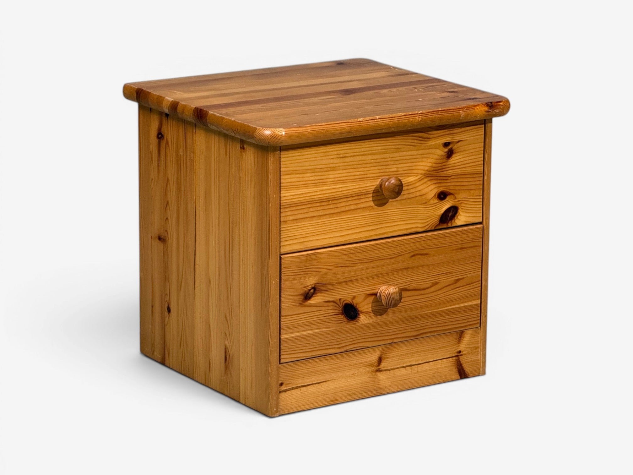 Swedish Modern, Nightstands, Pine, Sweden, 1970s