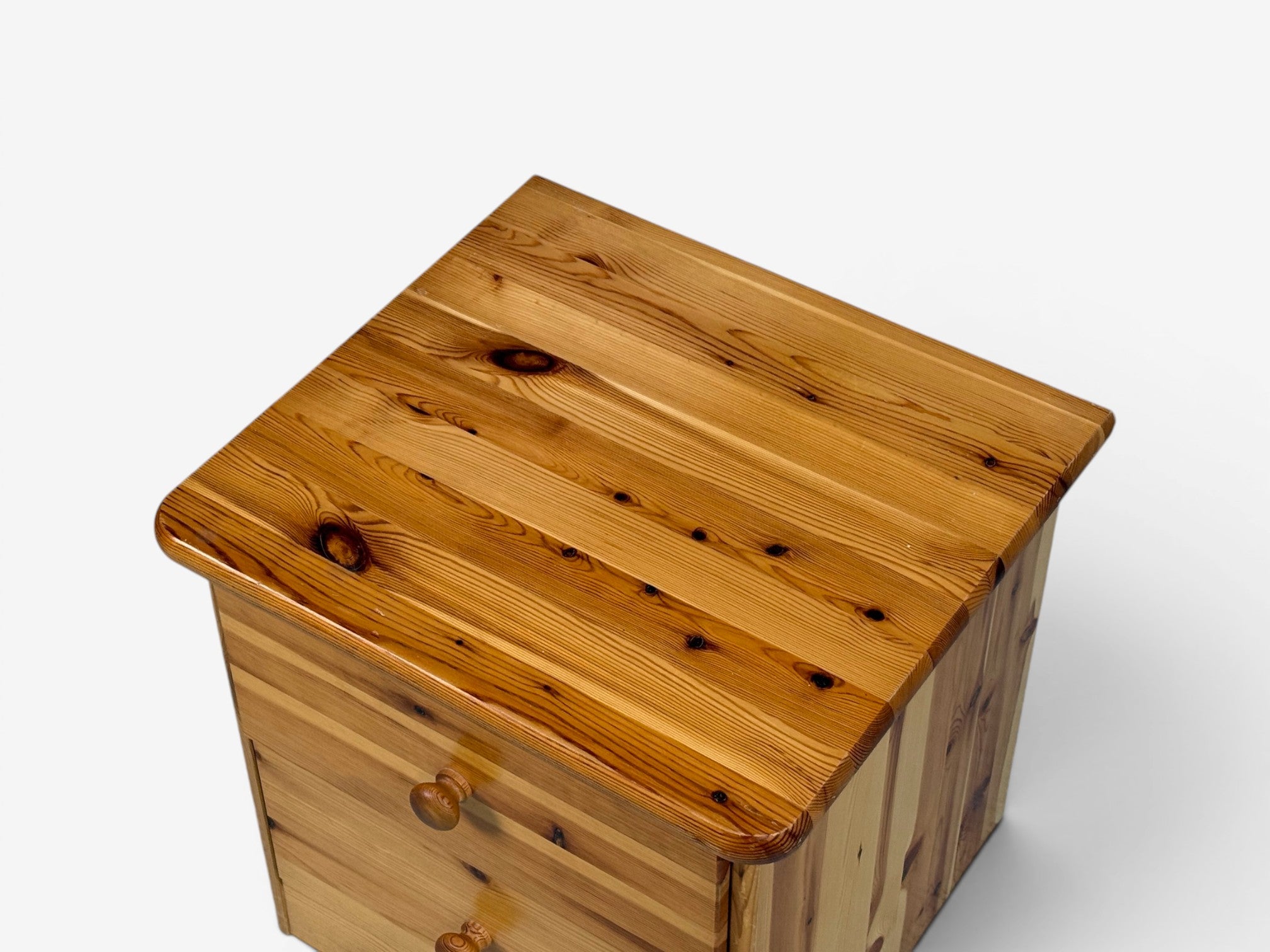 Swedish Modern, Nightstands, Pine, Sweden, 1970s