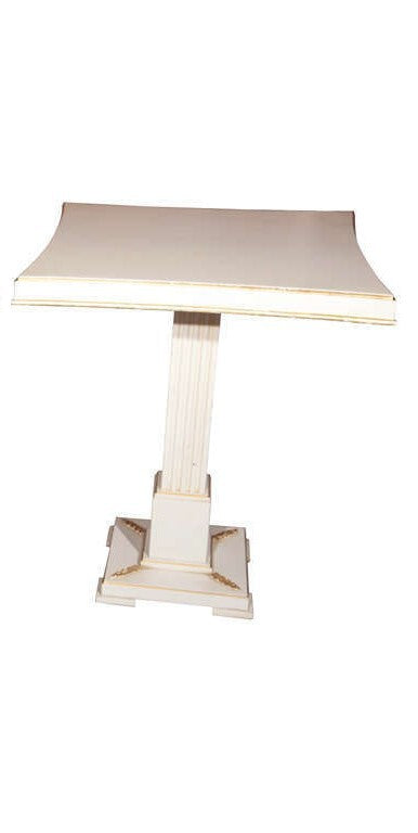 Square Grosfeld House Painted End / Side Table, American, Paint, Gilt, 1950s