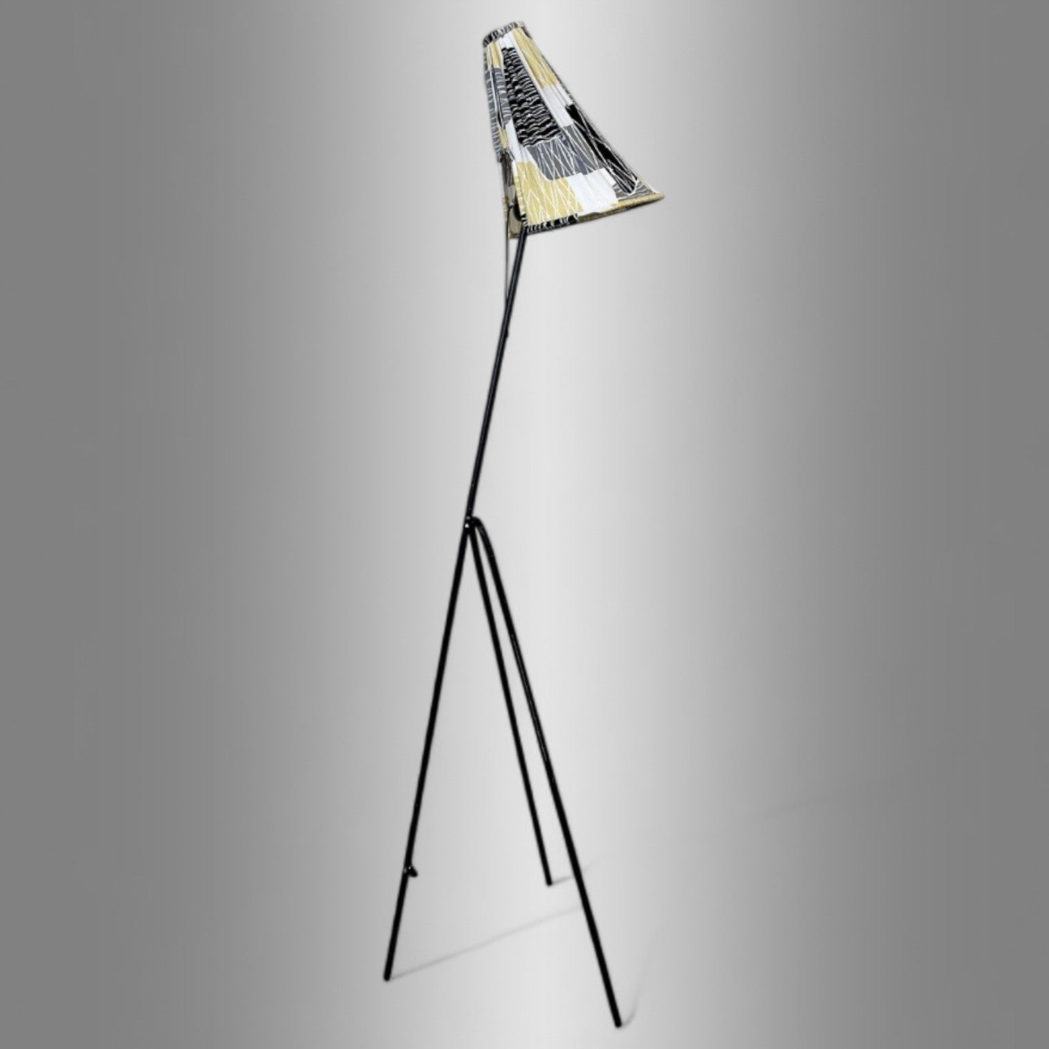Hans Bergstrom, Lyktan, Mid-Century Modern, Swedish Giraffe Floor Lamp