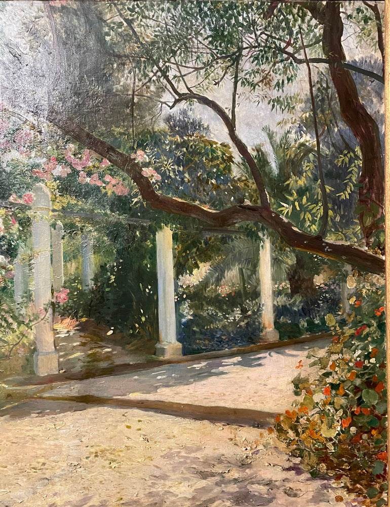 Georges Antoine Rochegrosse, 'Almond Trees' Oil on Canvas, Sotheby's Provenance