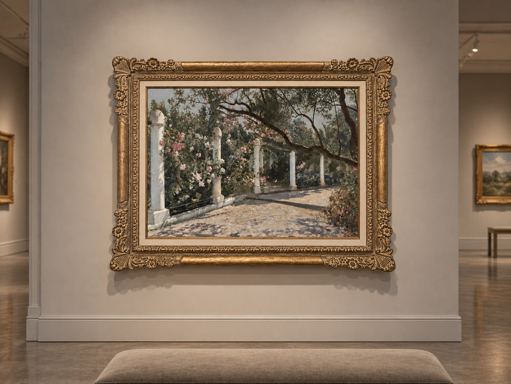 Georges Antoine Rochegrosse, 'Almond Trees' Oil on Canvas, Sotheby's Provenance