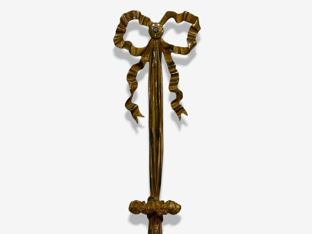 Louis XVI Style, Doré Bronze, Monumental Wall Sconces, France, 19th C.