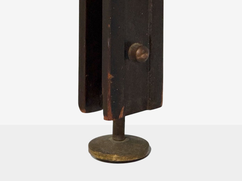 Italian Modern, Floor to Ceiling Bookcase, Stained Wood, Glass, Italy, 1940s