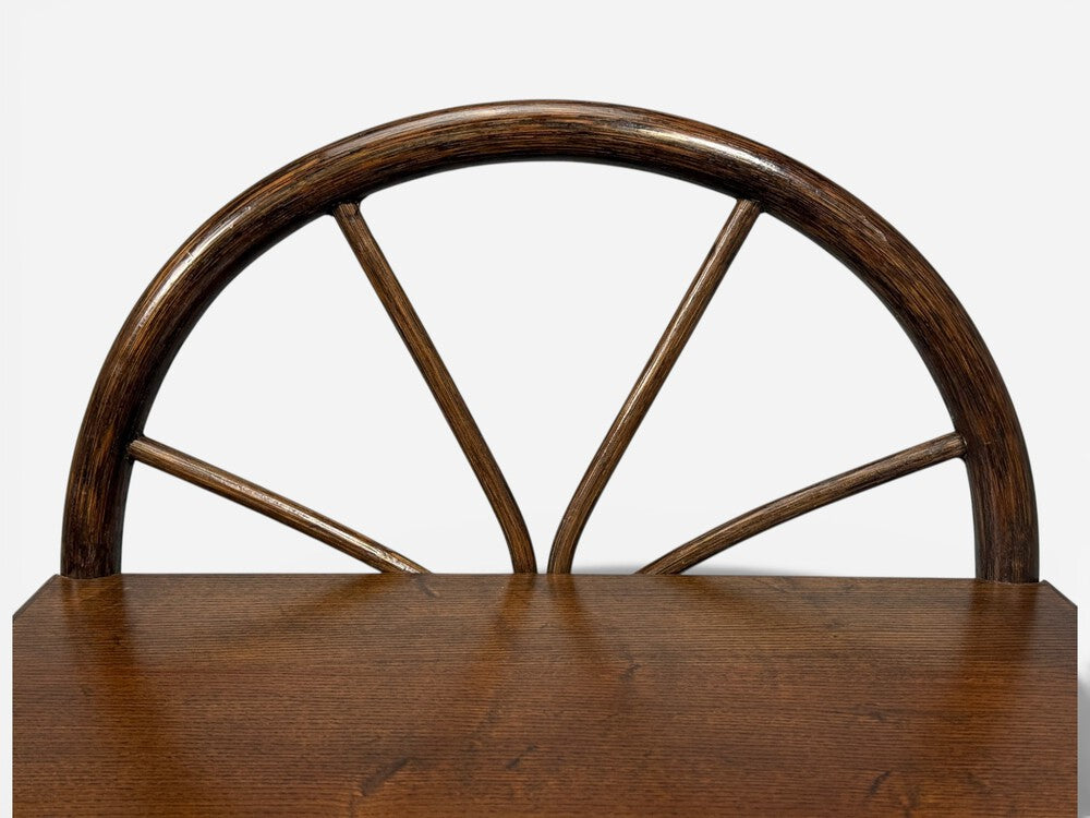 American Modern, Nightstands, Wood, Cane, USA, 1980s