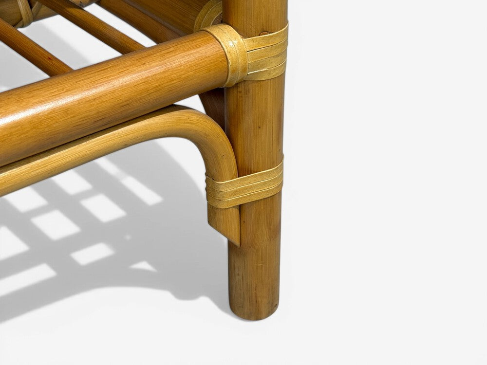 Kenneth Bergenblad, Nightstands, Bamboo, Rattan, Brass, Sweden, 1970s