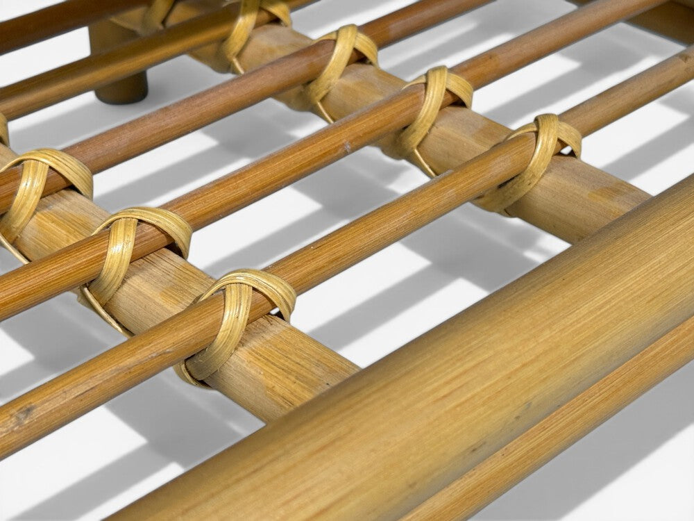 Kenneth Bergenblad, Nightstands, Bamboo, Rattan, Brass, Sweden, 1970s