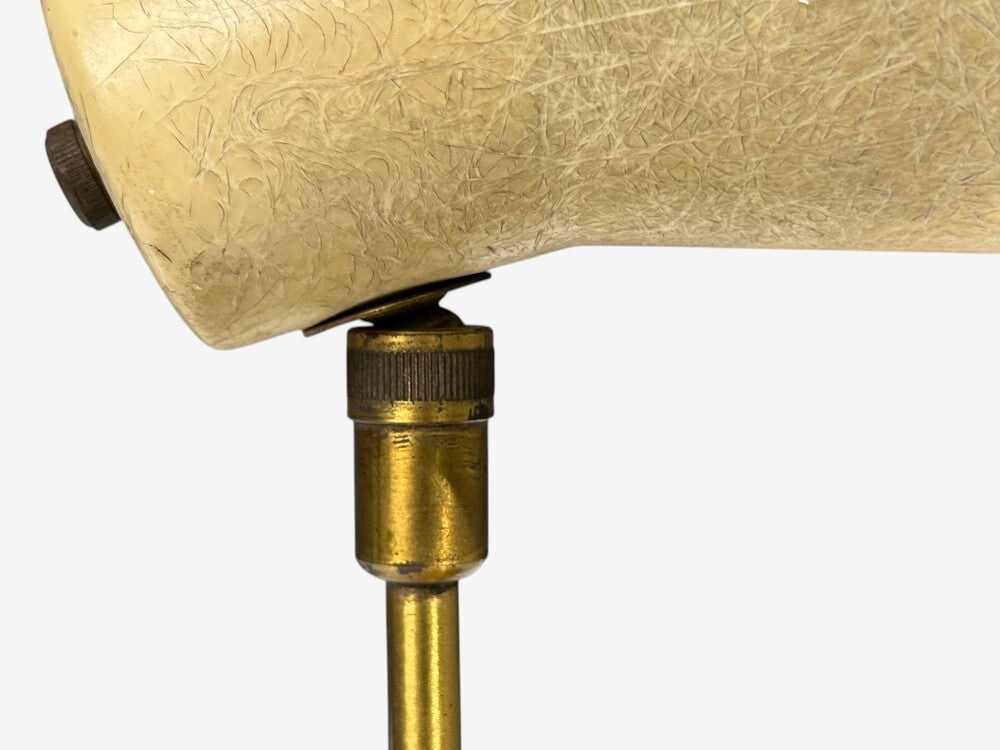 American Modern, Table Lamp, Fiberglass, Brass, USA, 1960s