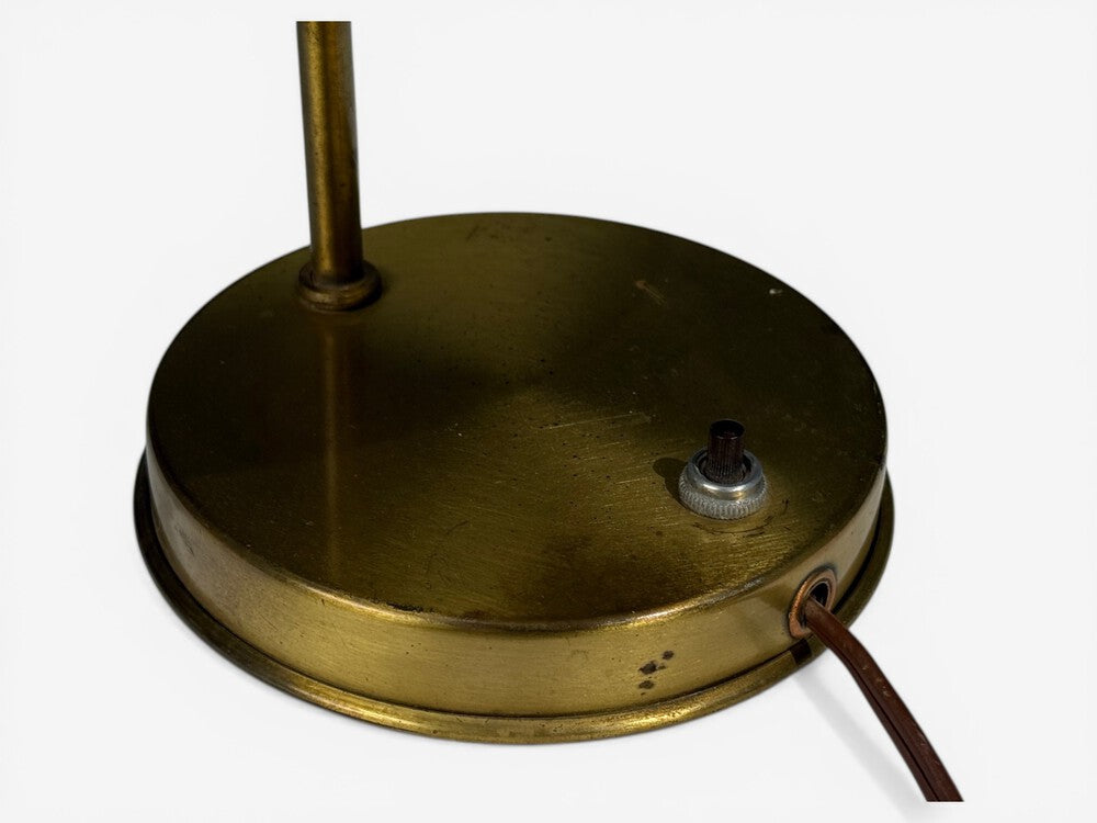 American Modern, Table Lamp, Fiberglass, Brass, USA, 1960s