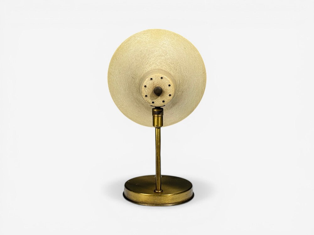 American Modern, Table Lamp, Fiberglass, Brass, USA, 1960s