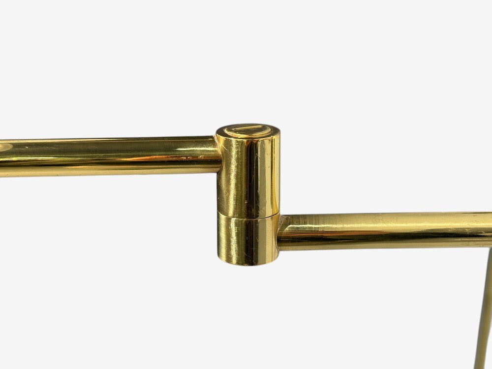 George Hansen, Articulating Wall Lights, Polished Brass, Spain, 1970s