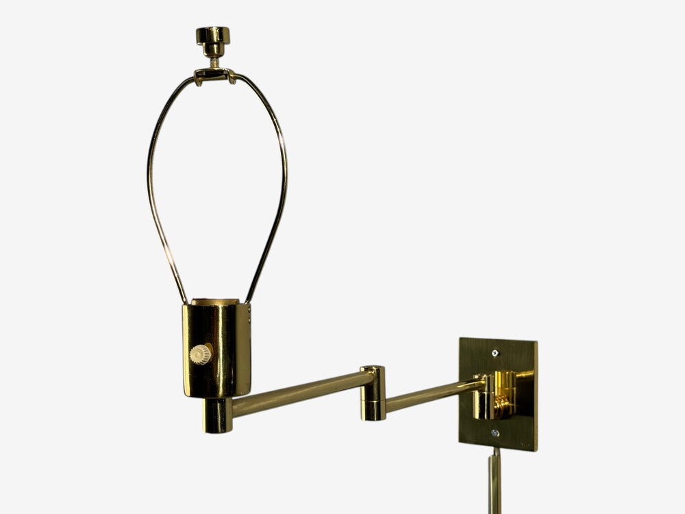 George Hansen, Articulating Wall Lights, Polished Brass, Spain, 1970s