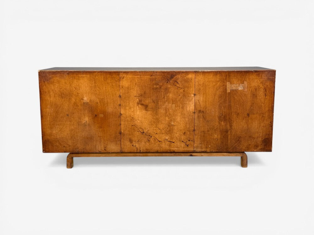 Edmond J Spence, Dresser, Burled Maple, Bentwood, Sweden, 1960s