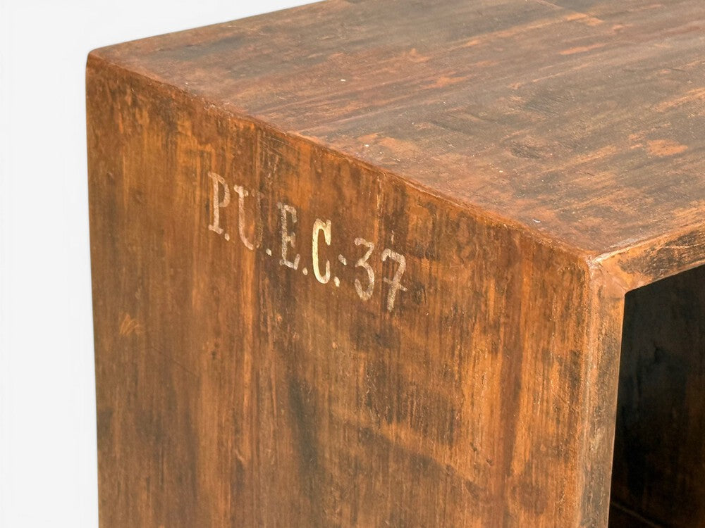 Pierre Jeanneret, 5-Hole File Rack or Bookcase, Teak, Chandigarh, 1960s