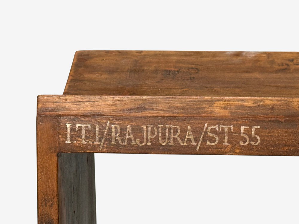 Pierre Jeanneret, Sewing Stools, Teak, Chandigarh, India, 1960s