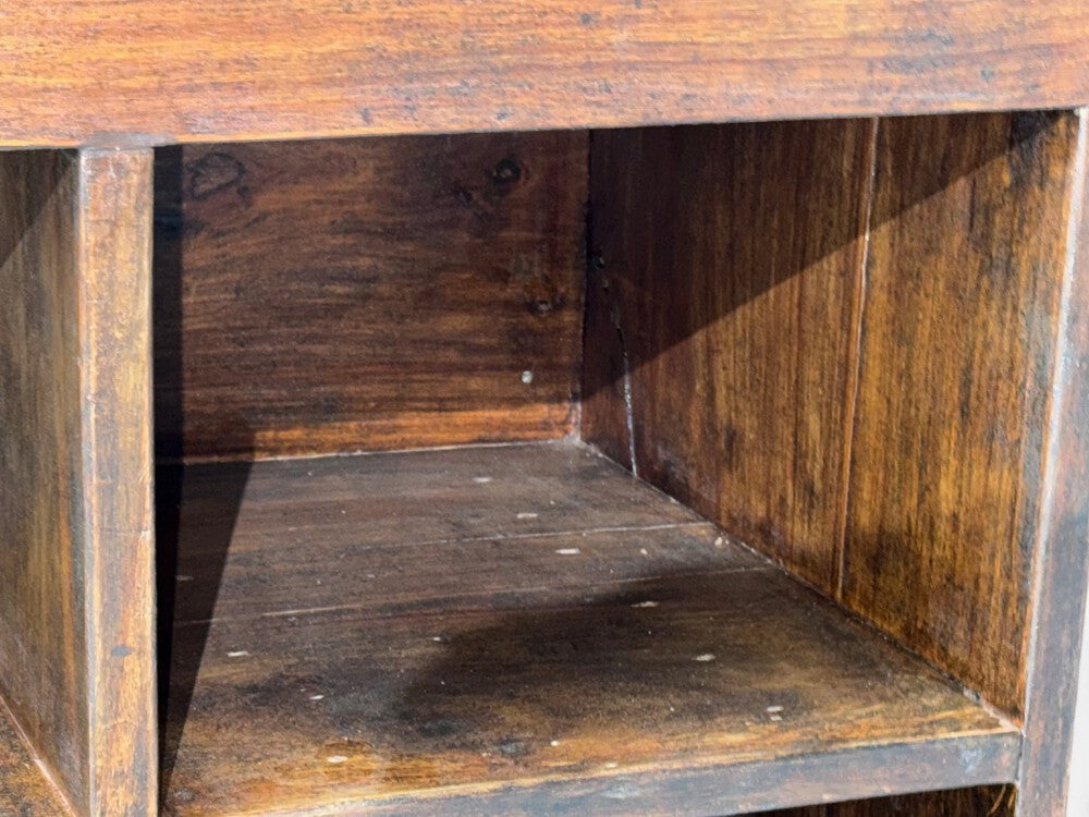 Pierre Jeanneret, Pigeonhole Desk, Teak, Leatherette, Chandigarh, India, 1960s