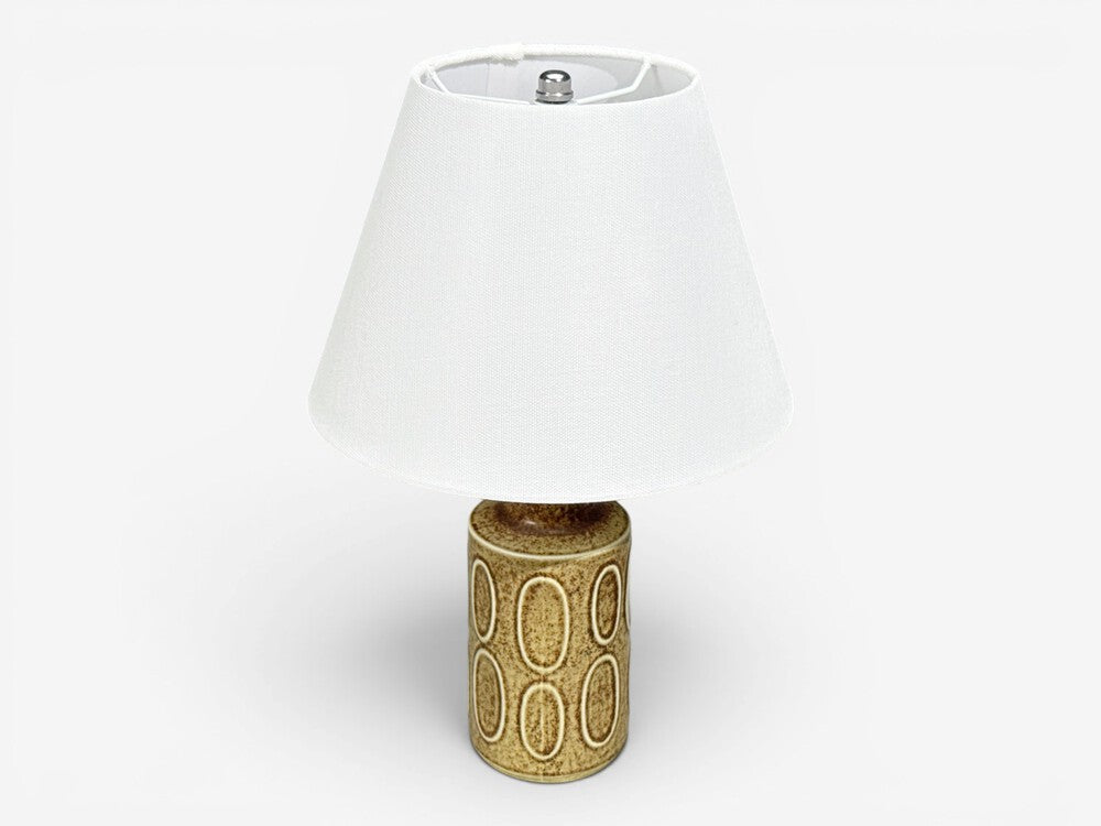 Desiree Stentöj, Table Lamp, Brown Stoneware, Denmark, 1960s