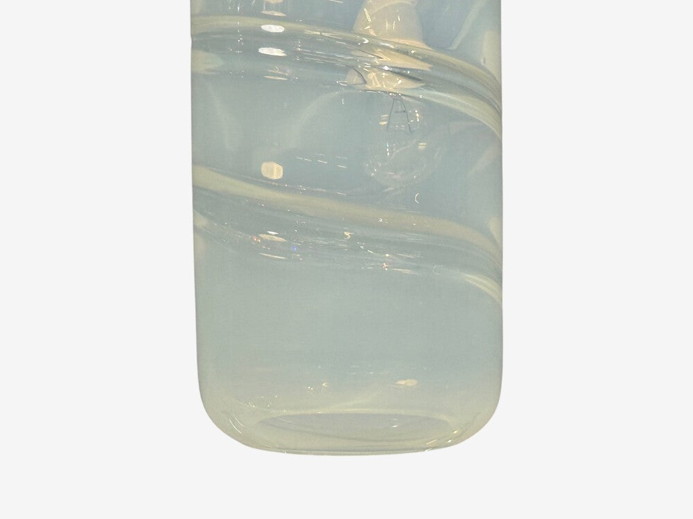 Leucos, Italian Modern, Pendant Light, Handblown Glass, Metal, Italy, 1960s