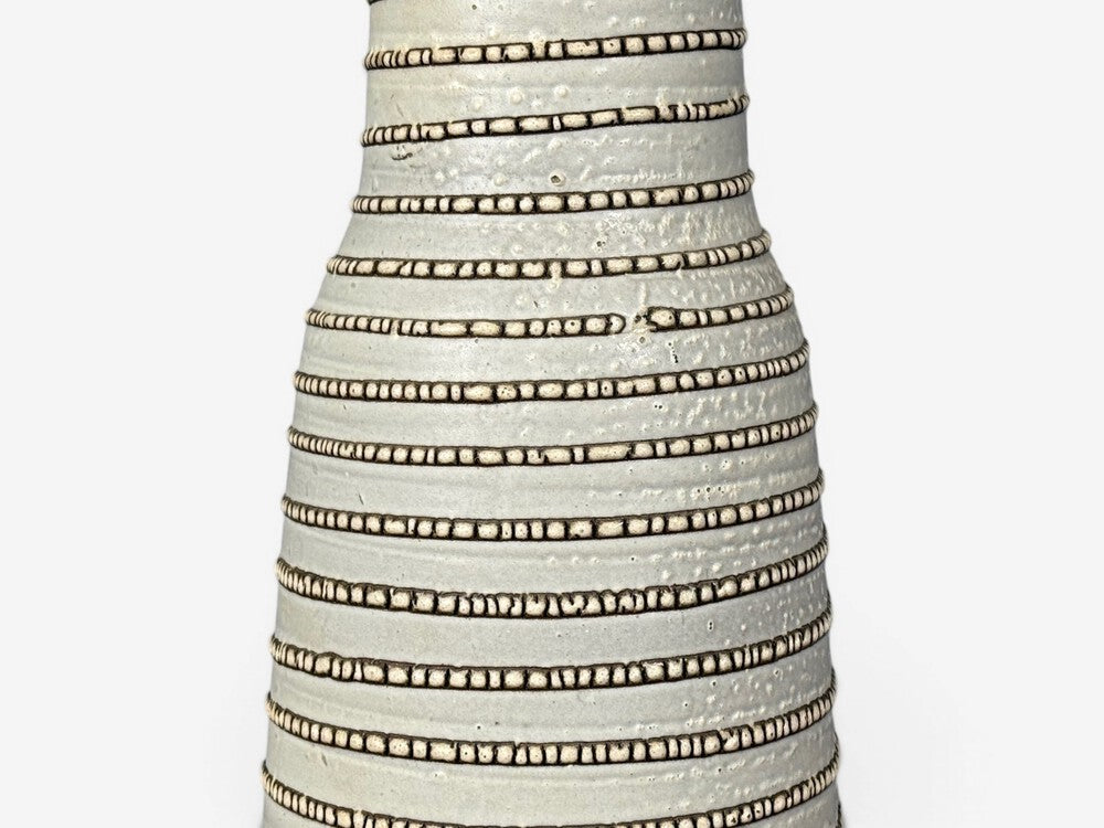 Gordon & Jane Martz, Large Table Lamp, Light Grey Ceramic, USA, 1960s