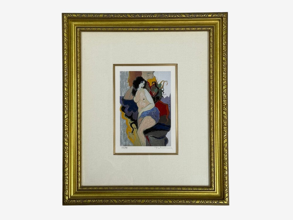 Itzchak Tarkay, Figural Nude Color Serigraph, Signed and Numbered, 2000s